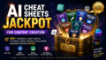 AI Cheat Sheets Jackpot: 100+ Powerful AI Cheat Sheets for Content Creation